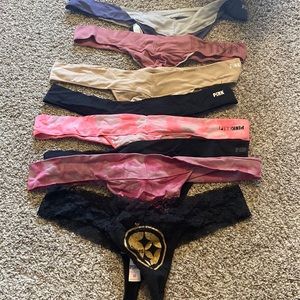 VS PINK bundle of 7 panties